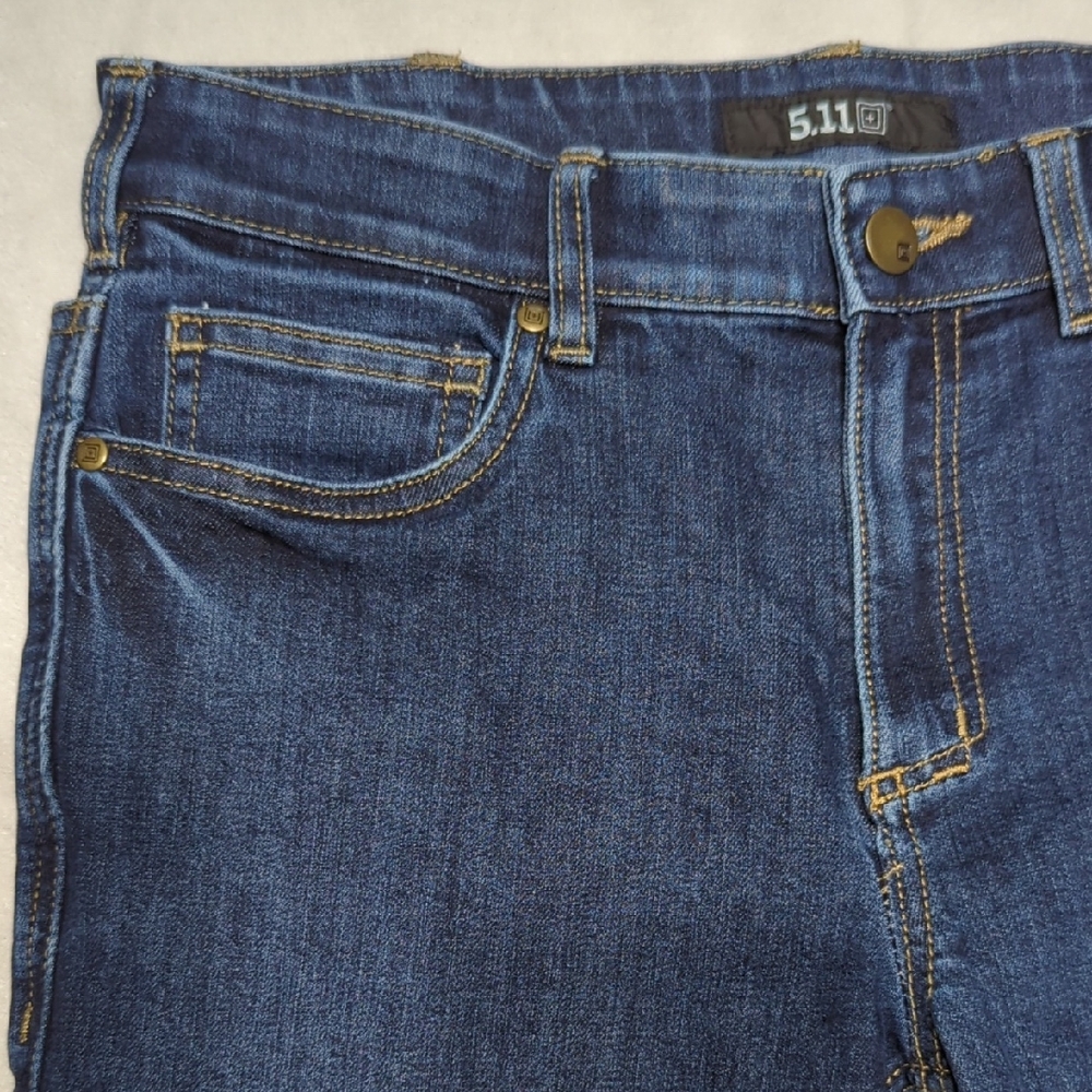 5.11 Tactical Women's Britta Denim Jeans Dark Blue Straight Leg‎ Size 4 (26)